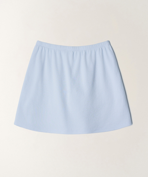 TTUDEMENT（トュードメント）の「50s EMBROIDERED MINI PANTSKIRT_LIGHT BLUE（スカート・レディース・その他・SMALL/MEDIUM）」の3枚目の写真