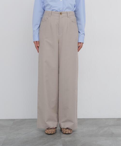 human woman(ヒューマンウーマン)の「◆【名品 / マルチサイズ / ウォッシャブル】ストレッチエアリードットコード5ポケットセミワイドパンツ(その他パンツ・レディース・ベージュ系その他2/ネイビー/ブラウン・LARGE/X-SMALL/SMALL/MEDIUM)」の7枚目の写真