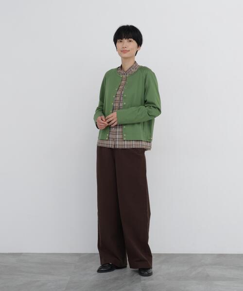 human woman(ヒューマンウーマン)の「◆【名品 / マルチサイズ / ウォッシャブル】ストレッチエアリードットコード5ポケットセミワイドパンツ(その他パンツ・レディース・ベージュ系その他2/ネイビー/ブラウン・LARGE/X-SMALL/SMALL/MEDIUM)」の19枚目の写真