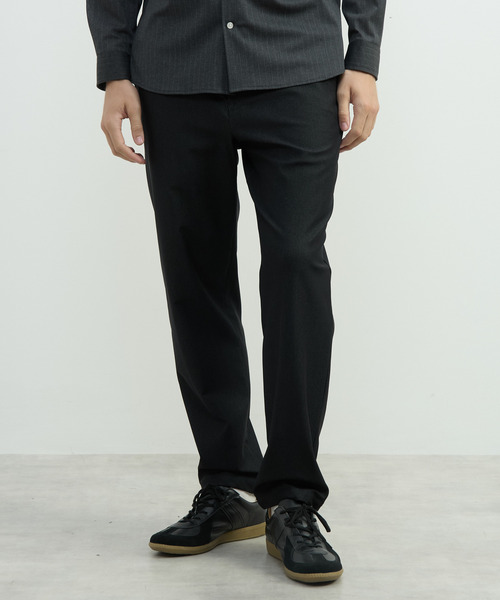 MEN'S MELROSE（メンズメルローズ）の「トリコットストレッチイージーパンツ(セットアップ可)（スラックス・メンズ・ブラック/ベージュ/ネイビー・2/4/3/5）」の2枚目の写真