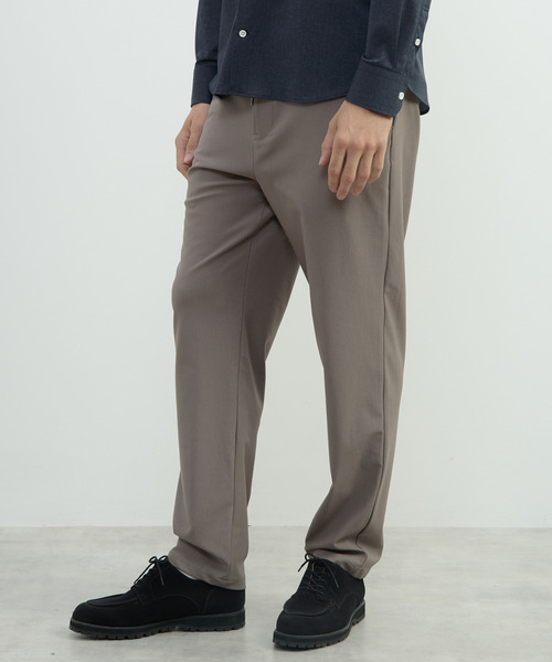 MEN'S MELROSE（メンズメルローズ）の「トリコットストレッチイージーパンツ(セットアップ可)（スラックス・メンズ・ブラック/ベージュ/ネイビー・2/4/3/5）」の14枚目の写真