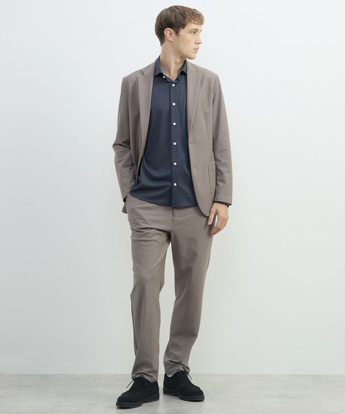 MEN'S MELROSE（メンズメルローズ）の「トリコットストレッチイージーパンツ(セットアップ可)（スラックス・メンズ・ブラック/ベージュ/ネイビー・2/4/3/5）」の18枚目の写真
