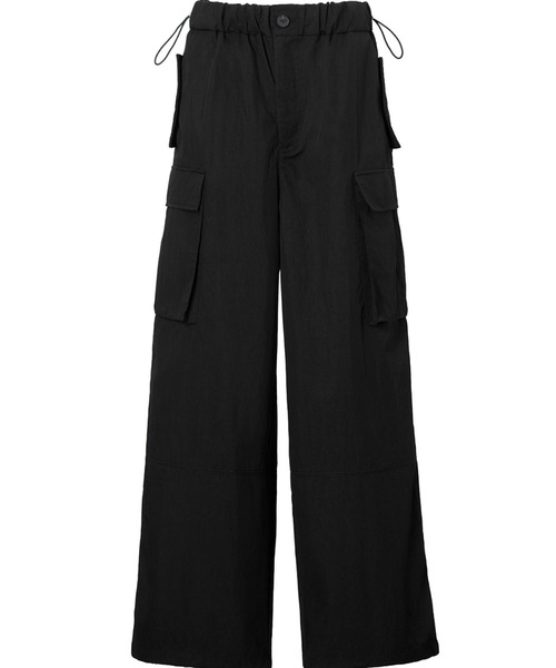 WILLFULLY(ウィルフリー)の「waist drawstring cargo pocket PT(カーゴパンツ・レディース・カーキ/ブラック/ライトピンク/パープル系その他・FREE)」の7枚目の写真