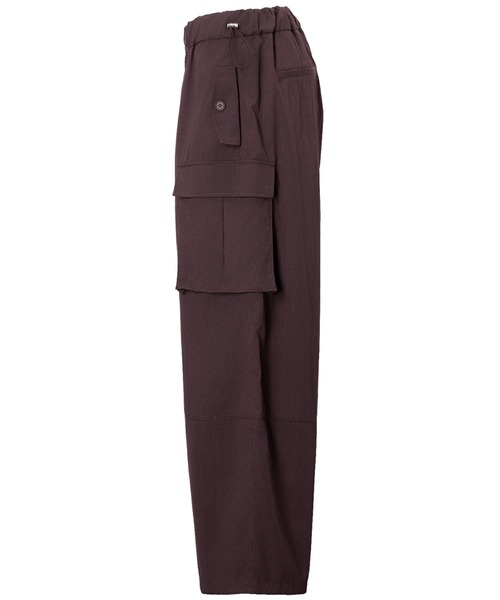 WILLFULLY(ウィルフリー)の「waist drawstring cargo pocket PT(カーゴパンツ・レディース・カーキ/ブラック/ライトピンク/パープル系その他・FREE)」の9枚目の写真
