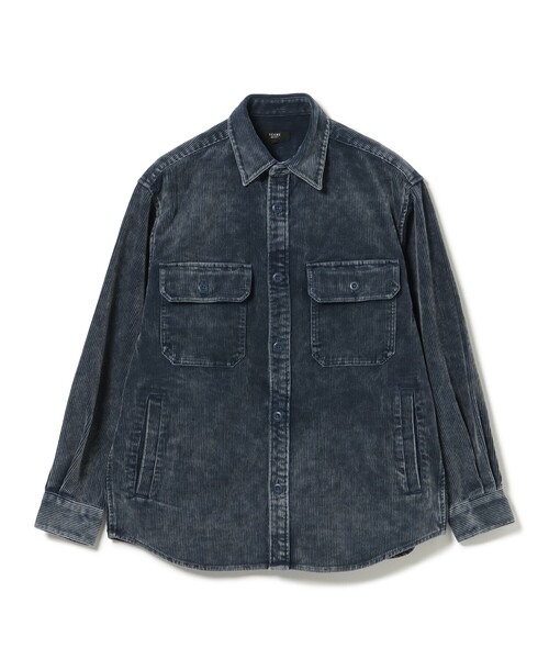 BEAMS HEART(ビームスハート)の「フェード コーデュロイ CPOシャツジャケット(シャツ/ブラウス・メンズ・ネイビー/ブラック・LARGE/MEDIUM/SMALL)」の2枚目の写真