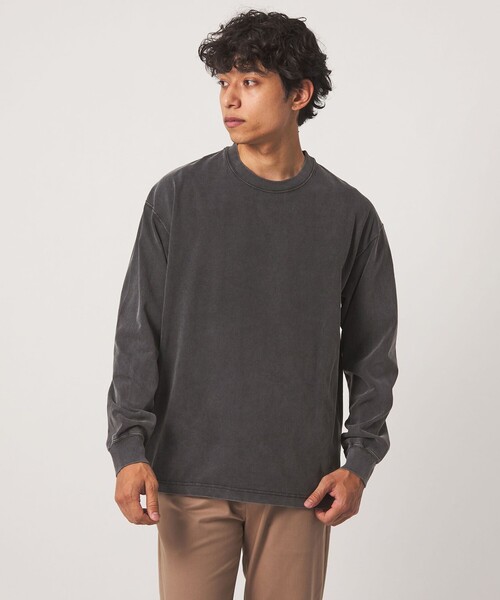 A DAY IN THE LIFE UNITED ARROWS(アデイインザライフユナイテッドアローズ)の「フェードカラー テンジク ワイドカットソー<A DAY IN THE LIFE>(Tシャツ/カットソー・メンズ・オレンジ/ブラック/パープル・M/L)」の4枚目の写真