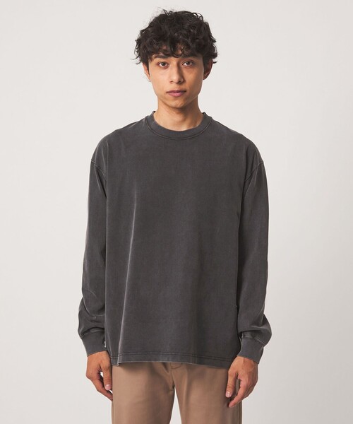 A DAY IN THE LIFE UNITED ARROWS(アデイインザライフユナイテッドアローズ)の「フェードカラー テンジク ワイドカットソー<A DAY IN THE LIFE>(Tシャツ/カットソー・メンズ・オレンジ/ブラック/パープル・M/L)」の10枚目の写真