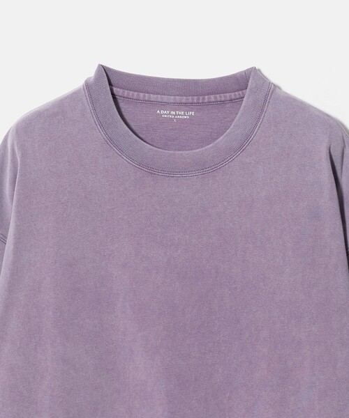 A DAY IN THE LIFE UNITED ARROWS(アデイインザライフユナイテッドアローズ)の「フェードカラー テンジク ワイドカットソー<A DAY IN THE LIFE>(Tシャツ/カットソー・メンズ・オレンジ/ブラック/パープル・M/L)」の15枚目の写真