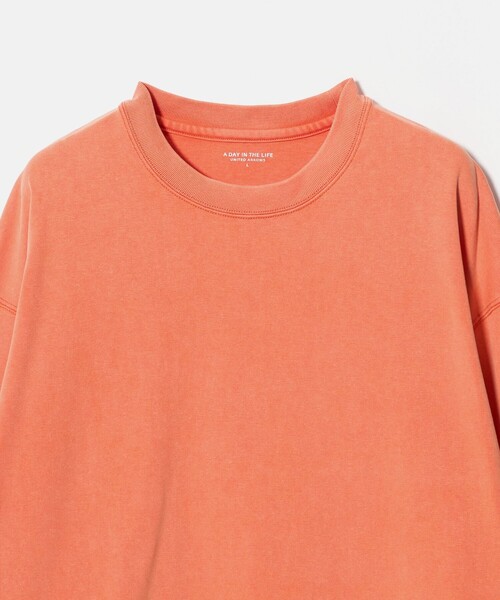 A DAY IN THE LIFE UNITED ARROWS(アデイインザライフユナイテッドアローズ)の「フェードカラー テンジク ワイドカットソー<A DAY IN THE LIFE>(Tシャツ/カットソー・メンズ・オレンジ/ブラック/パープル・M/L)」の21枚目の写真