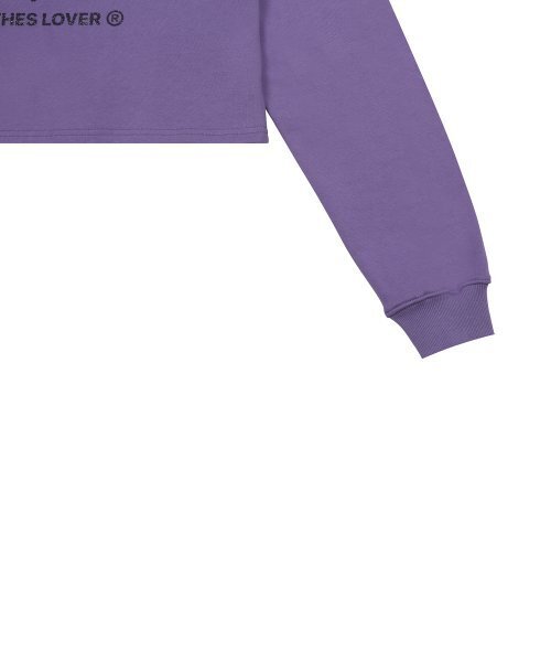 LUVISTRUE（ラヴイズトゥルー）の「MZ GLITTER LOGO MTM(PURPLE)（スウェット・レディース・その他・FREE）」の5枚目の写真