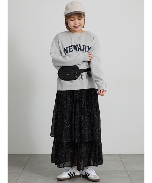 Samansa Mos2(サマンサ モスモス)の「ロゴアソートスウェット(Tシャツ/カットソー・レディース・グリーン/グレー/キナリ/ブラウン・F)」の18枚目の写真