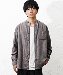 【MinoriTY】コーデュロイオーバーサイズシャツ メンズ 秋服 家庭洗濯可能 ウィメンズ ユニセックス