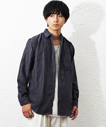 【MinoriTY】コーデュロイオーバーサイズシャツ メンズ 秋服 家庭洗濯可能 ウィメンズ ユニセックス