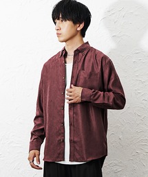 【MinoriTY】コーデュロイオーバーサイズシャツ メンズ 秋服 家庭洗濯可能 ウィメンズ ユニセックス