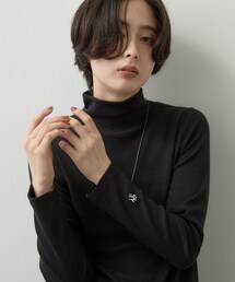 【あたたかい/抗菌防臭/洗える】ジンジャー発熱リブタートル