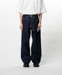 【in・stru(men-tal)./ インストールメンタル】ONE WASHED SELVAGE DENIM BAGGY PANTS