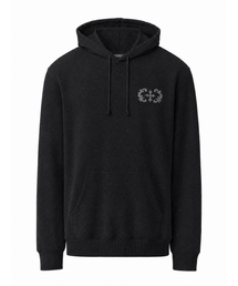 Stem Patch Hoodie Black