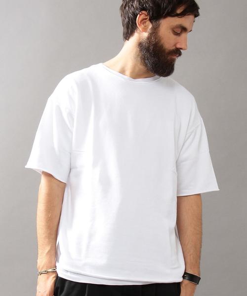 BEAUTY&YOUTH UNITED ARROWS(ビューティーアンドユースユナイテッドアローズ)の「BY ∴ カットオフ スウェット ショートスリーブ◆(スウェット・メンズ・ブラック/オリーブ/ホワイト/その他1・SMALL/MEDIUM/LARGE/X-LARGE)」の2枚目の写真