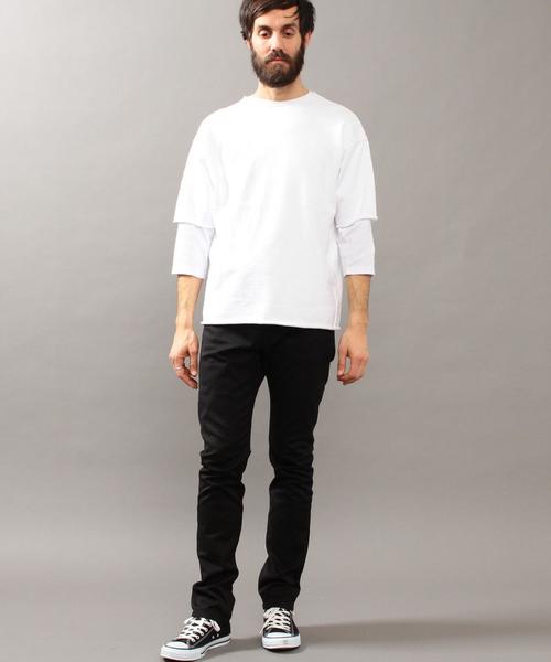 BEAUTY&YOUTH UNITED ARROWS(ビューティーアンドユースユナイテッドアローズ)の「BY ∴ カットオフ スウェット ショートスリーブ◆(スウェット・メンズ・ブラック/オリーブ/ホワイト/その他1・SMALL/MEDIUM/LARGE/X-LARGE)」の17枚目の写真