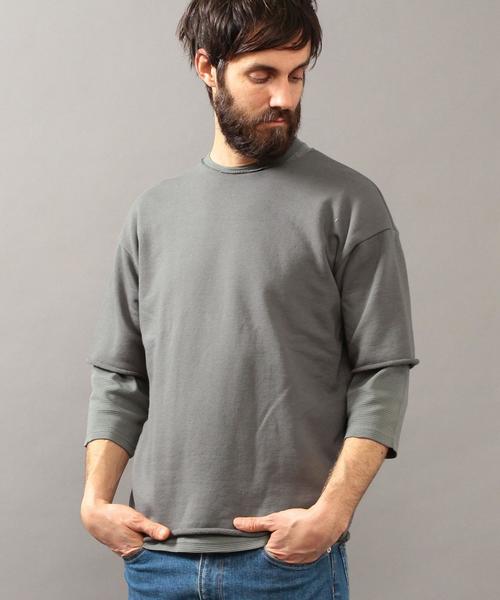 BEAUTY&YOUTH UNITED ARROWS(ビューティーアンドユースユナイテッドアローズ)の「BY ∴ カットオフ スウェット ショートスリーブ◆(スウェット・メンズ・ブラック/オリーブ/ホワイト/その他1・SMALL/MEDIUM/LARGE/X-LARGE)」の16枚目の写真