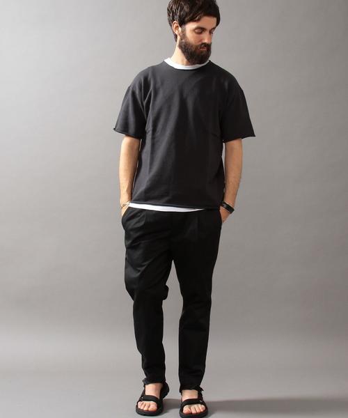 BEAUTY&YOUTH UNITED ARROWS(ビューティーアンドユースユナイテッドアローズ)の「BY ∴ カットオフ スウェット ショートスリーブ◆(スウェット・メンズ・ブラック/オリーブ/ホワイト/その他1・SMALL/MEDIUM/LARGE/X-LARGE)」の9枚目の写真