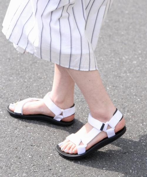 coen（コーエン）の「スポーツサンダル（サンダル・レディース・ホワイト/ブラック/ライトブルー/レッド・MEDIUM/LARGE/SMALL）」の2枚目の写真