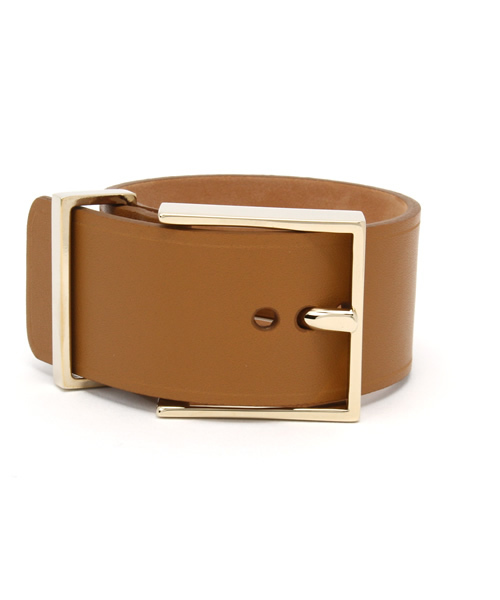 MAISON BOINET（メゾンボワネ）の「・MAISON BOINET / LEATHER BRACELET（バングル/リストバンド・レディース・グレー/ブラウン/カーキ・MEDIUM）」の3枚目の写真