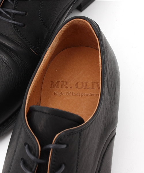 MR.OLIVE（ミスターオリーブ）の「【MR.OLIVE E.O.I.】WATER PROOF SHIRINK LEATHER PLAIN TOE（ドレスシューズ・メンズ・ブラック/ベージュ/ブラウン・3/1/5）」の9枚目の写真