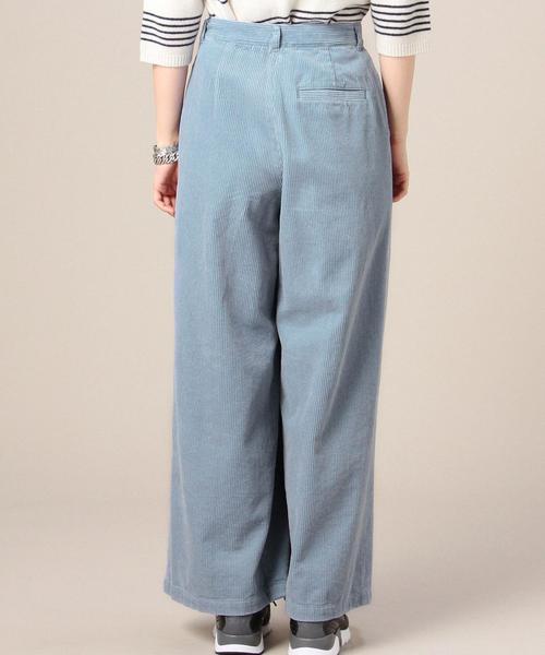 BEAUTY&YOUTH UNITED ARROWS（ビューティーアンドユースユナイテッドアローズ）の「BY コーデュロイタックワイドパンツ◆（その他パンツ・レディース・ダークブラウン/ライトブルー/ワインレッド/イエロー/ターコイズブルー・SMALL/MEDIUM）」の12枚目の写真