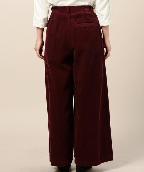 BEAUTY&YOUTH UNITED ARROWS（ビューティーアンドユースユナイテッドアローズ）の「BY コーデュロイタックワイドパンツ◆（その他パンツ・レディース・ダークブラウン/ライトブルー/ワインレッド/イエロー/ターコイズブルー・SMALL/MEDIUM）」の21枚目の写真