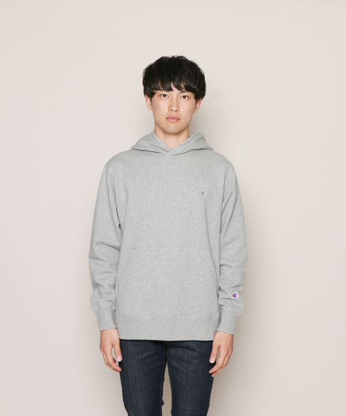 Champion（チャンピオン）の「Champion/チャンピオン別注プルパーカー（パーカー・メンズ・ブラック/オフホワイト/グレー・LARGE/MEDIUM）」の3枚目の写真