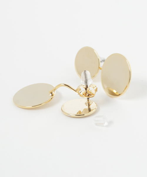 SMELLY(スメリー)の「SMELLY マルマルピアス(ピアス(両耳用)・レディース・ゴールド・ONE)」の2枚目の写真