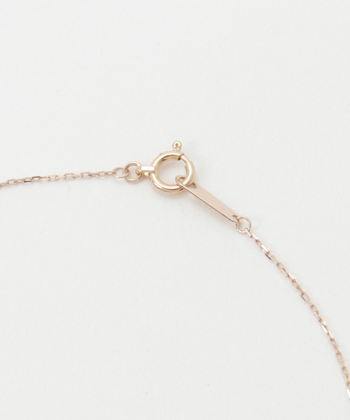 agete（アガット）の「【WEB限定】K18ピンクゴールドネックレス