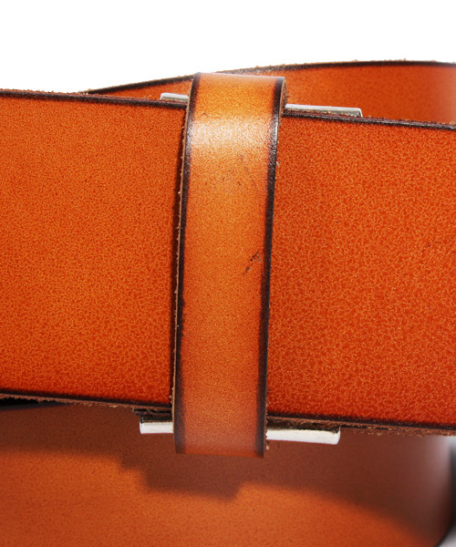 ８(eight)（エイト）の「レザーベルト 本革 バックルベルト（ベルト・メンズ・ブラウン/キャメル/ブラック・FREE）」の5枚目の写真