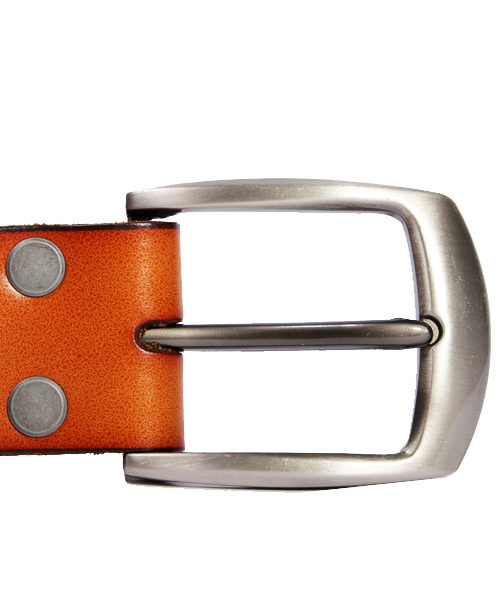 ８(eight)（エイト）の「レザーベルト 本革 バックルベルト（ベルト・メンズ・ブラウン/キャメル/ブラック・FREE）」の7枚目の写真