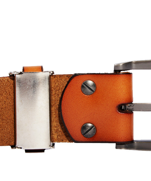 ８(eight)（エイト）の「レザーベルト 本革 バックルベルト（ベルト・メンズ・ブラウン/キャメル/ブラック・FREE）」の11枚目の写真