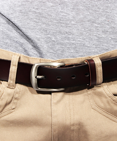 ８(eight)（エイト）の「レザーベルト 本革 バックルベルト（ベルト・メンズ・ブラウン/キャメル/ブラック・FREE）」の16枚目の写真