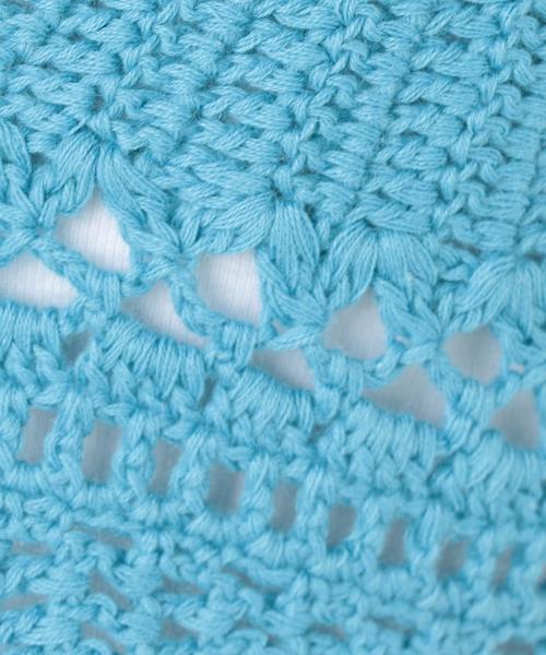 Another Edition（アナザーエディション）の「カギバリニットCAMI ◆（ニット/セーター・レディース・ホワイト/ライトブルー/その他1・FREE）」の10枚目の写真