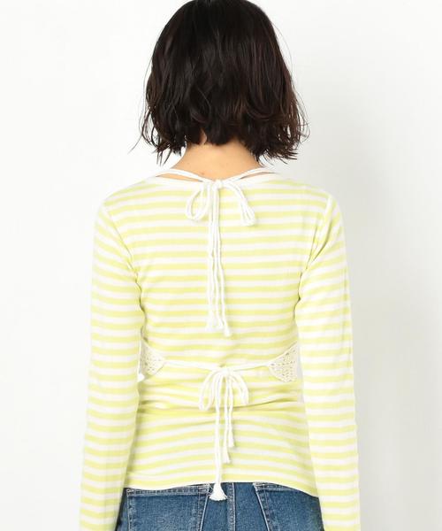 Another Edition（アナザーエディション）の「カギバリニットCAMI ◆（ニット/セーター・レディース・ホワイト/ライトブルー/その他1・FREE）」の11枚目の写真