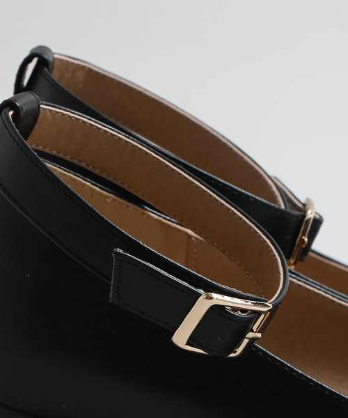 WEGO（ウィゴー）の「WEGO/ストラップパンプス（パンプス・レディース・ブラック/インディゴブルー/キャメル/グレー/レッド/ピンク・LARGE/MEDIUM）」の10枚目の写真