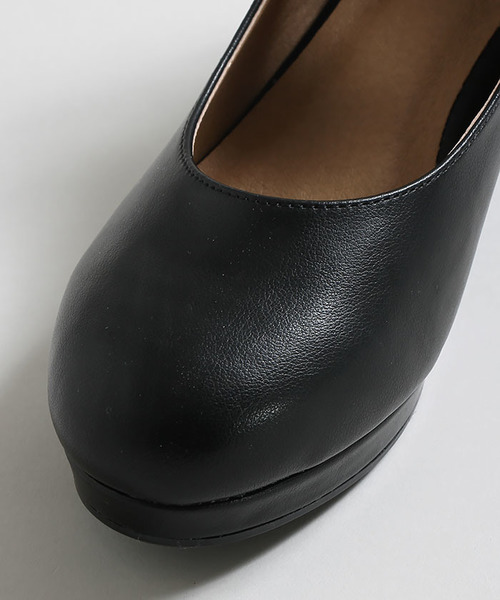 WEGO（ウィゴー）の「WEGO/ストラップパンプス（パンプス・レディース・ブラック/インディゴブルー/キャメル/グレー/レッド/ピンク・LARGE/MEDIUM）」の12枚目の写真