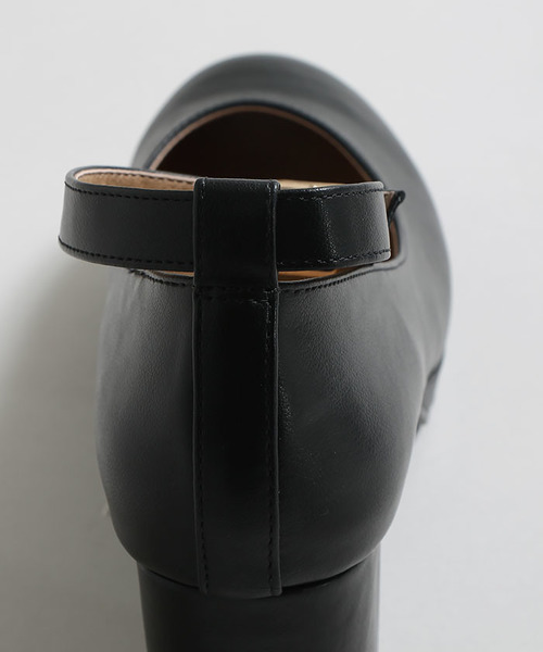 WEGO（ウィゴー）の「WEGO/ストラップパンプス（パンプス・レディース・ブラック/インディゴブルー/キャメル/グレー/レッド/ピンク・LARGE/MEDIUM）」の14枚目の写真