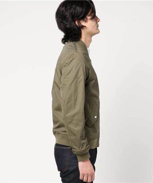 WEGO（ウィゴー）の「WEGO/ストレッチMA-1（MA-1・メンズ・ブラック/その他1/カーキ/ベージュ・MEDIUM/LARGE）」の5枚目の写真