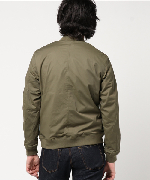 WEGO（ウィゴー）の「WEGO/ストレッチMA-1（MA-1・メンズ・ブラック/その他1/カーキ/ベージュ・MEDIUM/LARGE）」の6枚目の写真