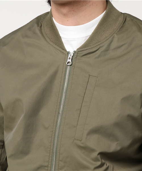 WEGO（ウィゴー）の「WEGO/ストレッチMA-1（MA-1・メンズ・ブラック/その他1/カーキ/ベージュ・MEDIUM/LARGE）」の8枚目の写真