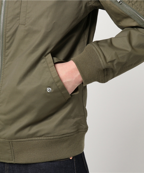 WEGO（ウィゴー）の「WEGO/ストレッチMA-1（MA-1・メンズ・ブラック/その他1/カーキ/ベージュ・MEDIUM/LARGE）」の9枚目の写真