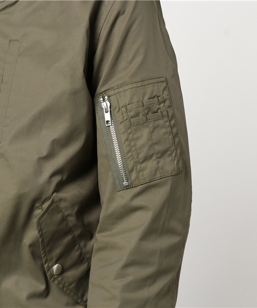 WEGO（ウィゴー）の「WEGO/ストレッチMA-1（MA-1・メンズ・ブラック/その他1/カーキ/ベージュ・MEDIUM/LARGE）」の11枚目の写真