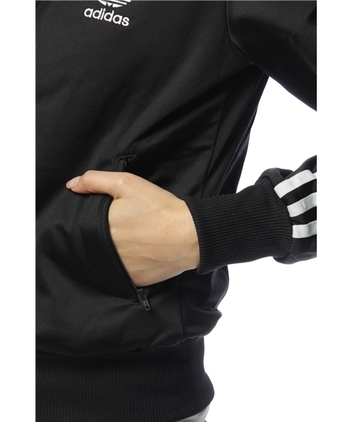 adidas Originals（アディダスオリジナルス）の「LOGO FIREBIRD TT W（ジャージ・レディース・ブラック・SMALL/MEDIUM/LARGE）」の7枚目の写真