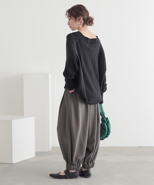 n'OrLABEL（ノアールレーベル）の「『アラビアンサルエルパンツ』（その他パンツ・レディース・ブラック/オリーブ/チャコールグレー/ネイビー・FREE）」の11枚目の写真