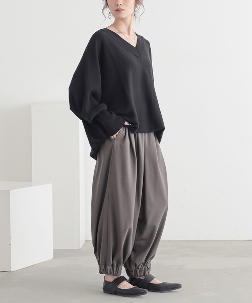 n'OrLABEL（ノアールレーベル）の「『アラビアンサルエルパンツ』（その他パンツ・レディース・ブラック/オリーブ/チャコールグレー/ネイビー・FREE）」の9枚目の写真